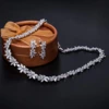 Flower Cubic Zirconia Jewelry Set — photo 2