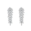 White Cubic Zirconia Earrings