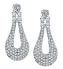White Cubic Zirconia Earrings