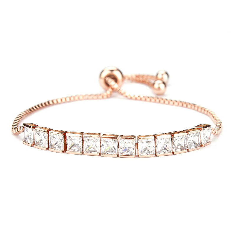 Rose Gold Cubic Zirconia Bracelet