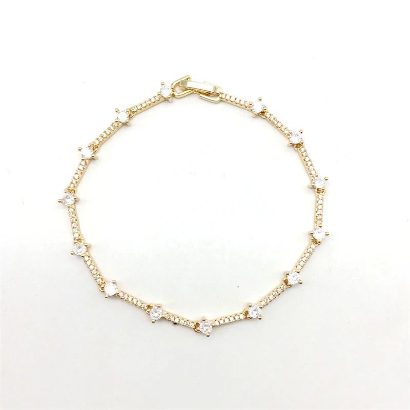 White Cubic Zirconia Bracelet
