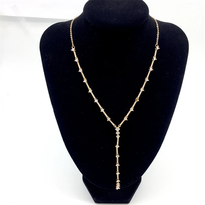 White Cubic Zirconia Necklace