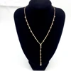 White Cubic Zirconia Necklace — photo 2
