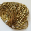 2mm Golden Yellow Rhinestone Stretch Bracelet