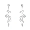 White Cubic Zirconia Earrings