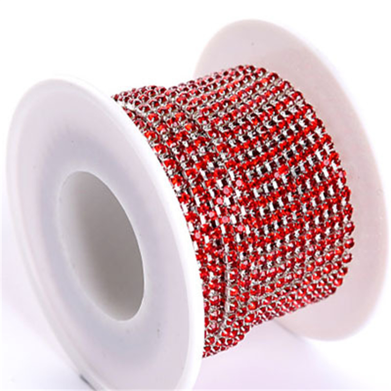 Paradise Rhinestone Cup Chain – Custom Jewelry Trim for Wholesale Fashion Accessories — detail photo 2